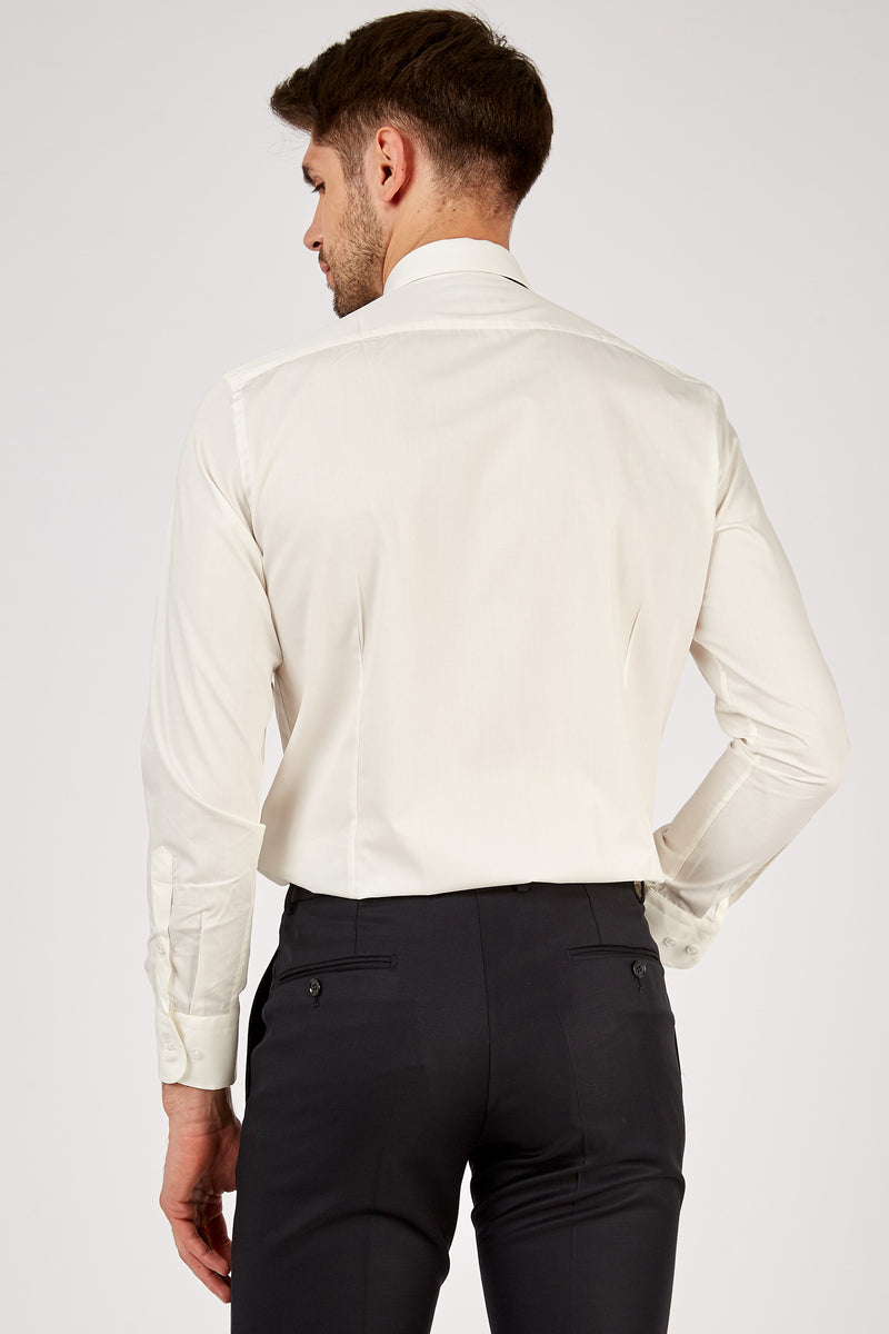 Romano Botta Off White Cotton Shirt