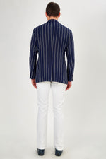 Romano Botta Navy Stripe  Blazer