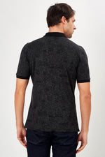 Romano Botta Short Sleeve Black Polo T-shirt RB1A0420Y009