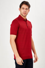 Romano Botta Short Sleeve Bordeaux Polo T-shirt RB1A0420Y012