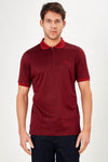 Romano Botta Short Sleeve Bordeaux Polo T-shirt
