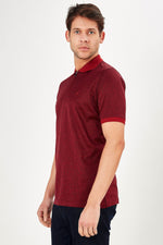 Romano Botta Short Sleeve Bordeaux Polo T-shirt