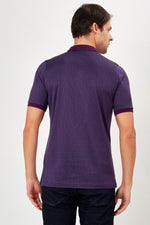 Romano Botta Short Sleeve Bordeaux Polo T-shirt