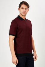 Romano Botta Short Sleeve Black Polo T-shirt RB1A0420Y016