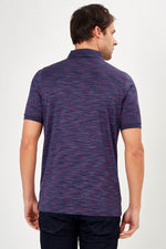 Romano Botta Short Sleeve Indigo Polo T-shirt