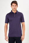 Romano Botta Short Sleeve Dark Purple Polo T-shirt