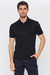 Romano Botta Short Sleeve Black Polo T-shirt