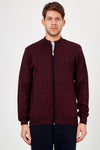 Romano Botta Bordeaux Cardigan 50%Wool 50%Acrylic