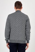 Romano Botta Bordeaux Cardigan 50%Wool 50%Acrylic